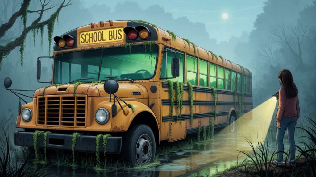 school bus graveyard webtoon