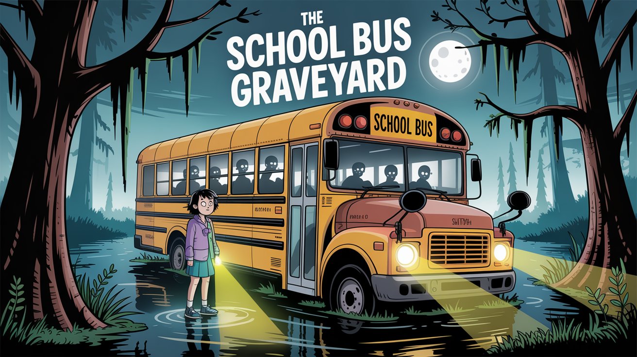 school bus graveyard webtoon​